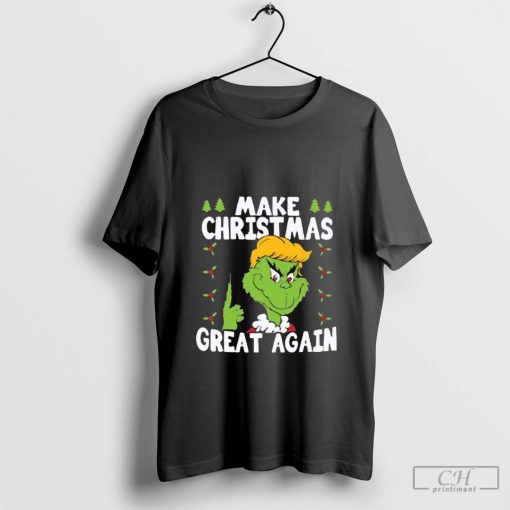 Trump Grinch Make Merry Christmas Great Again Maga Shirt