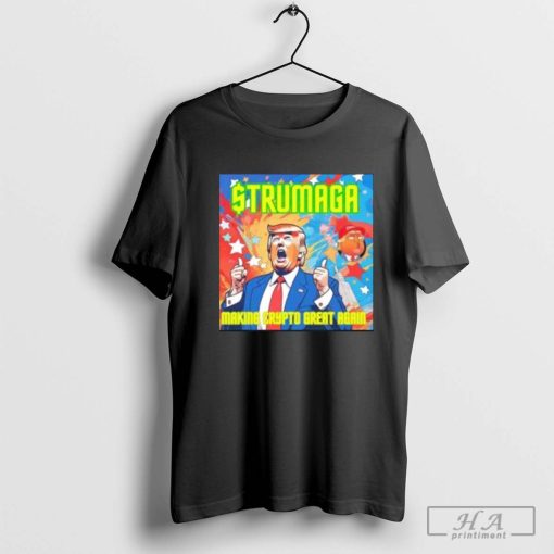 Trump MAGA making crypto great again shirt