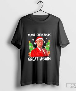 Trump Make Merry Christmas Great Again 2024 T-Shirt