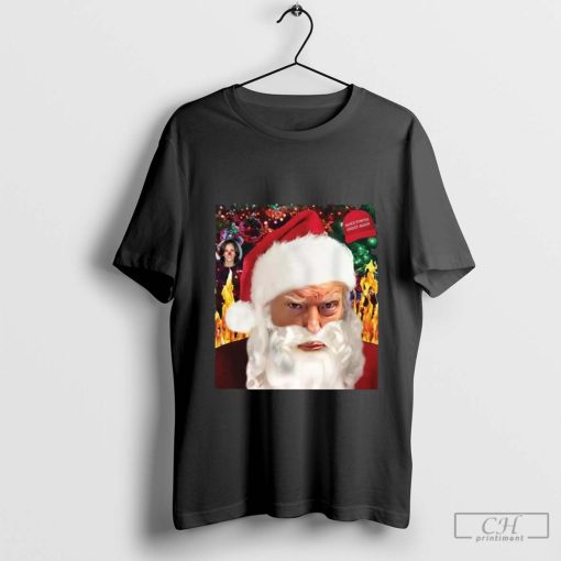 Trump Santa Mugshot 2024 Christmas T-shirt