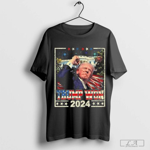 Trump Shooting Trump Won 2024 Shirt