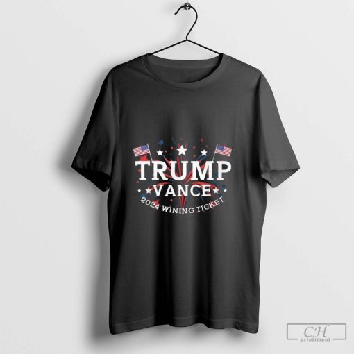 Trump Vance 2024 Wining Ticket Congratulation Shirt