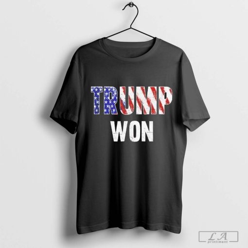 Trump Won 287 President Shirt 2024