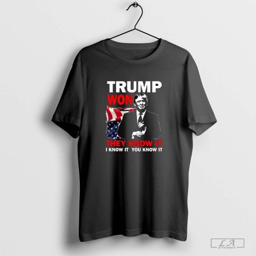 Trump Won For Presidential Election Campaign 2024 Shirt