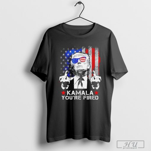 Trump middle finger Kamala you’re fired shirt