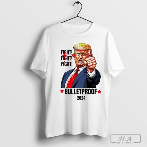 Trump shot bulletproof bloody ear bleeding shirt