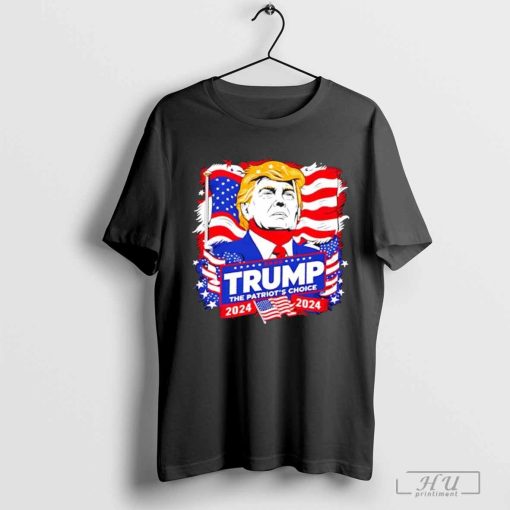 Trump the patriot's choice 2024 paint shirt