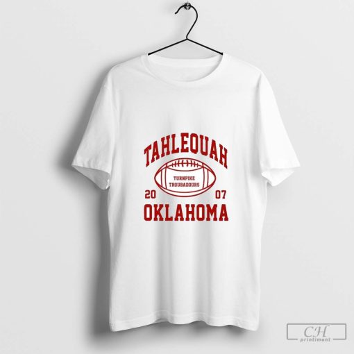 Turnpike Tahlequah Oklahoma 2007 Turnpike Troubadours X Oxford Pennant Football T-shirt