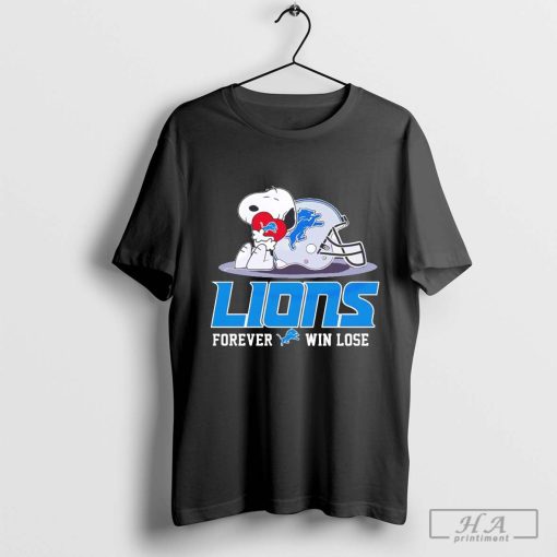 Victory or Defeat Snoopy Detroit Lions Football T-shirts