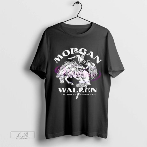 Vintage Bucking Girl Morgan Wallen Song shirt