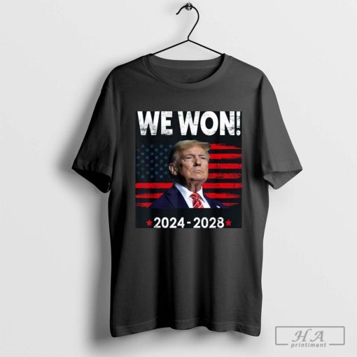 WE WON 2024 T-shirt, Trump shirt