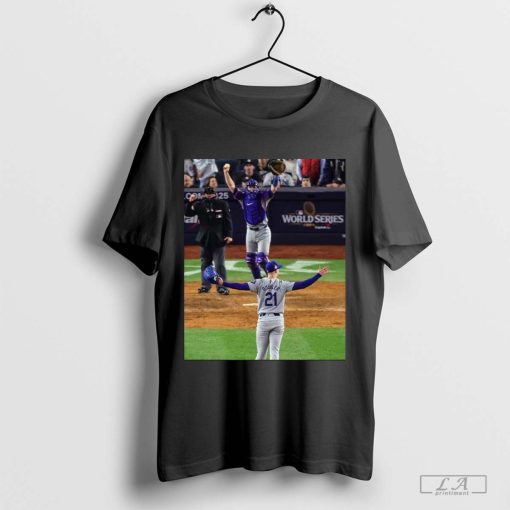 Walker Buehler Celebration World Series Champions 2024 Shirt