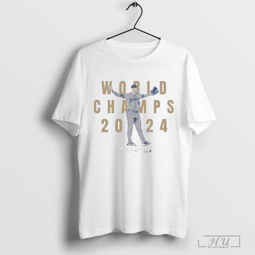 Walker Buehler The Final Out World Champs 2024 Los Angeles Dodgers T-Shirt