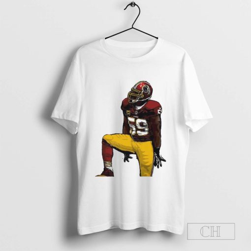 Washington Redskins London Fletcher graphic T shirt