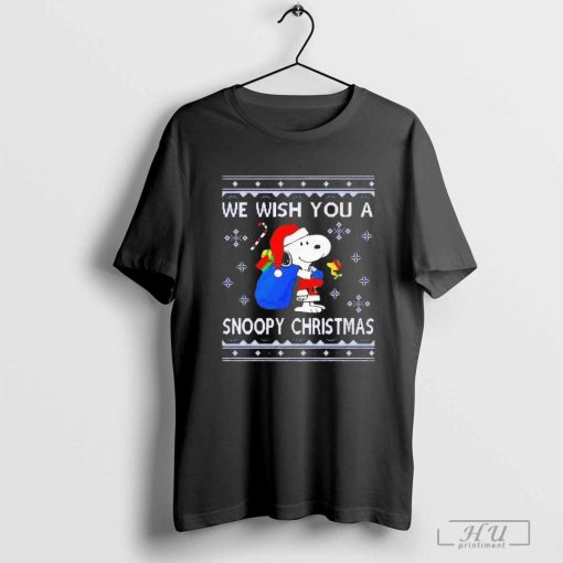 We Wish You A Snoopy Christmas Ugly Christmas Shirt