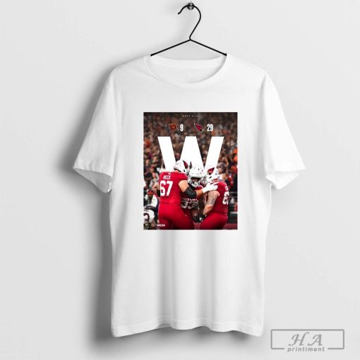 Week 9 Chicago Bears 9-29 Arizona Cardinals NFL Final Score 2024 Poster t-shirt