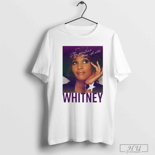 Whitney Houston The Greatest Love Of All Portrait T-shirts