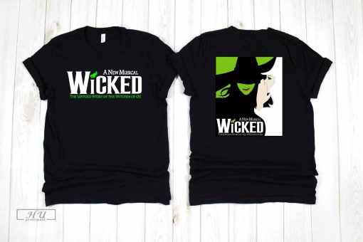 Wicked Broadway A New Musical Shirt, Broadway, Wicked Large Logo shirt