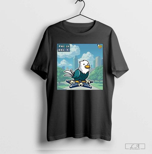 Winners of Week 10 in the NFL Philadelphia Eagles Vs Dallas Cowboys 34 – 6 Poster t-shirt