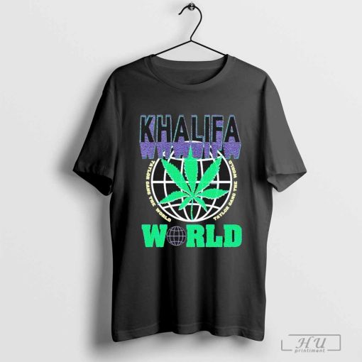 Wiz Khalifa Khalifa Taylor Gang The World Globe Shirt