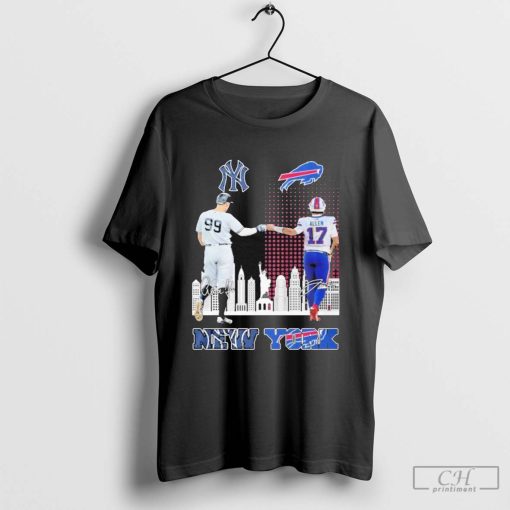 Yankees Aaron Judge Allen Bills New York Shirt