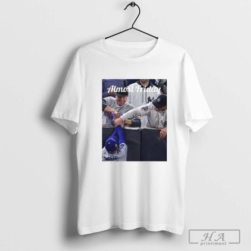 Yankees Fans Grabbing Mookie Betts Glove Almost Friday Shirt