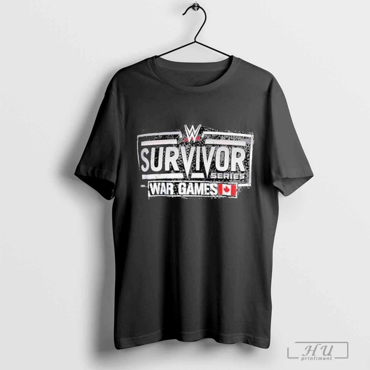 Youth Prosphere Black Survivor Series War Games T Shirt