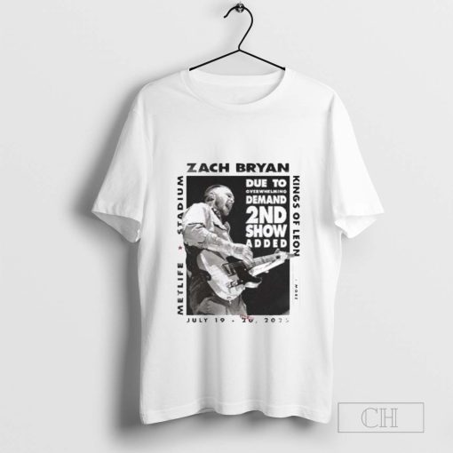 Zach Bryan Kings Of Leon Metlife Stadium 2025 NJ New York City On July 20th Shirt