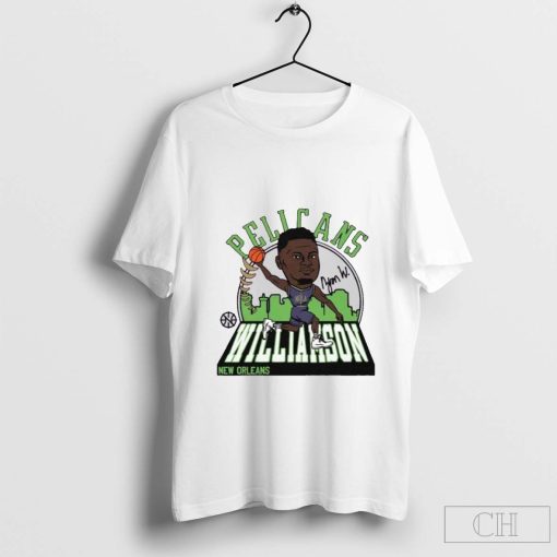 Zion Williamson New Orleans Pelicans 2024-25 City Edition Caricature Tri-Blend T-Shirt