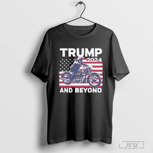 let Your Actions Speak Louder Than Your Words Trump 2024 Retro Motorcycle Shirt