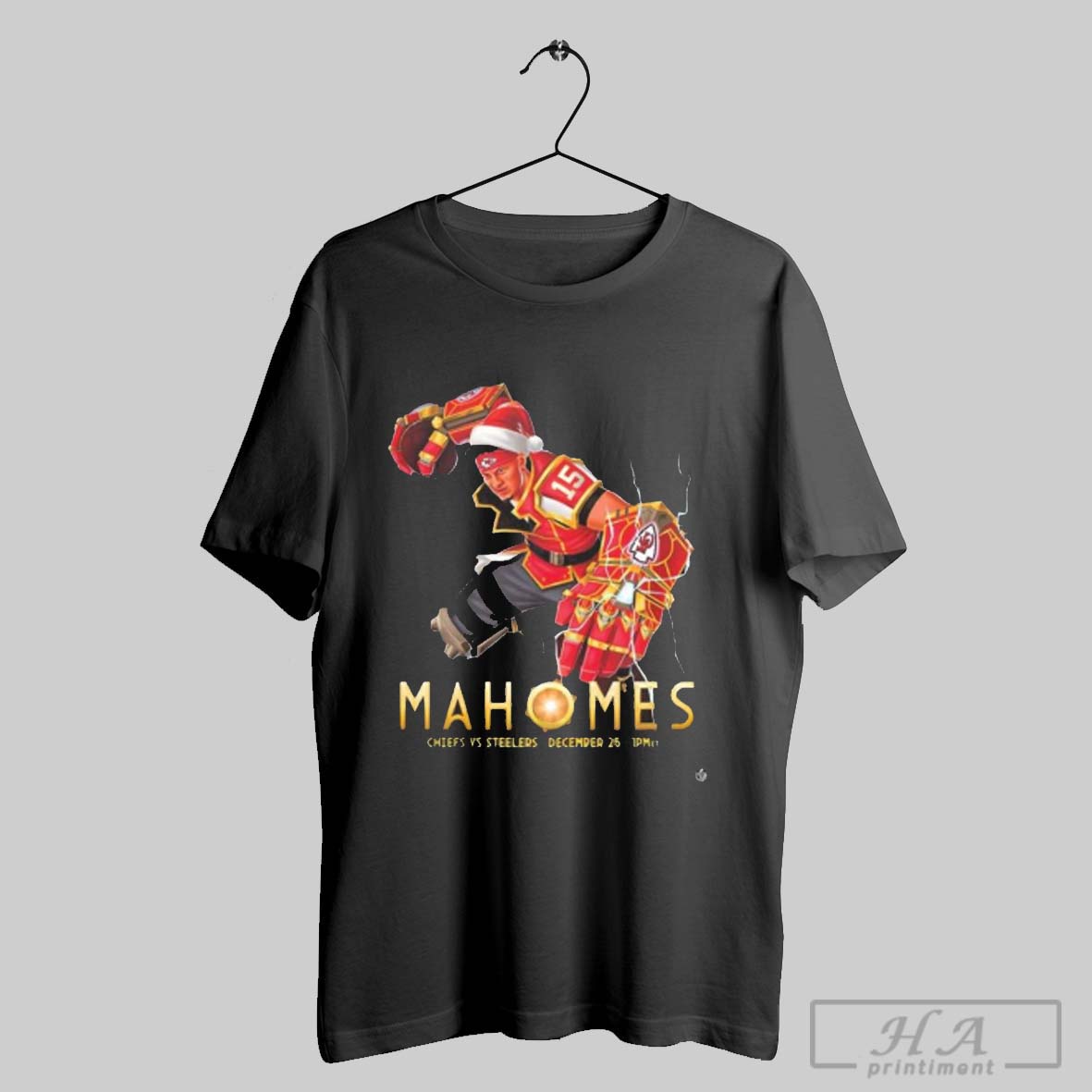 Kansas City Chiefs Vs Pittsburgh Steelers Matchup Patrick Mahomes Arcane Character Vi Nfl Christmas Game On December 25th 2024 Shirt