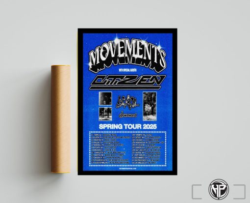 Movements Spring Tour 2025 Poster-Portrait - Poster