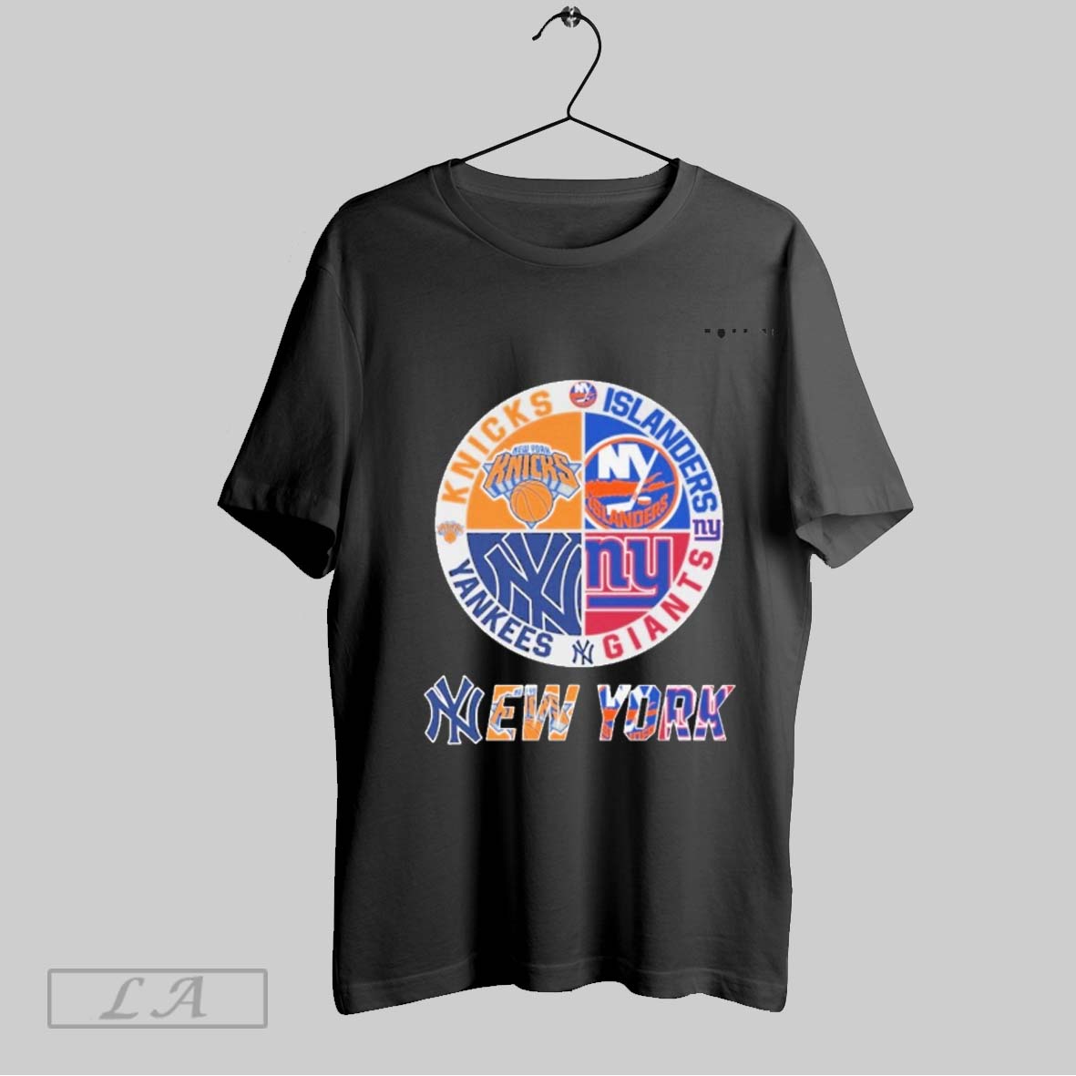 Official New York Knicks X New York Islanders X New York Yankees X New York Giants Unisex T Shirts