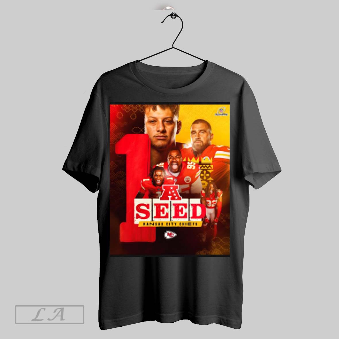 Official Poster The Chiefs Clinch The Afcs No 1 Seed On Christmas Day Kansas City Chiefs Win Pittsburgh Steelers 2024 T Shirt