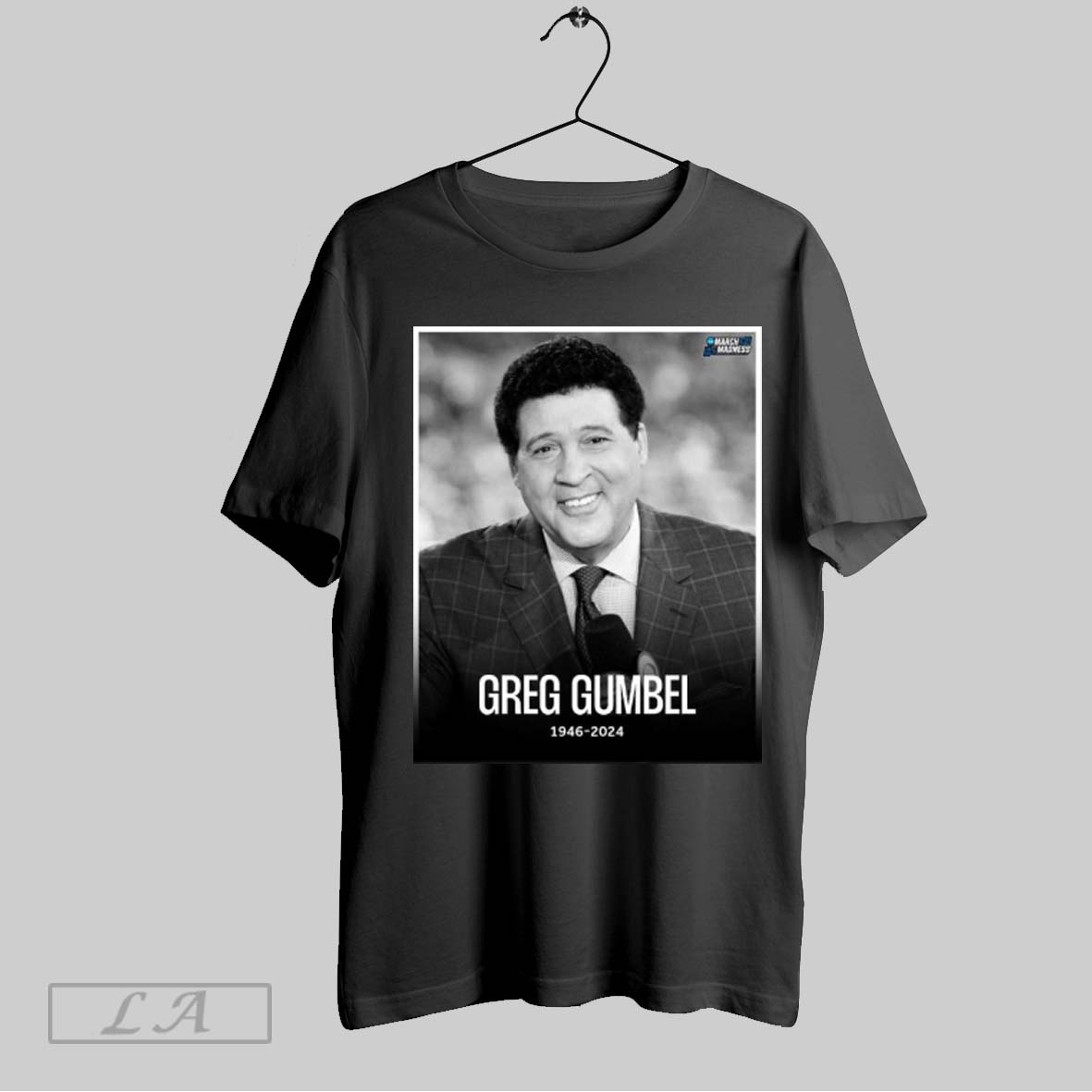 Official Rest In Peace Greg Gumbel 1946 2024 Forever A Legendary March Madness Voice Poster T Shirt