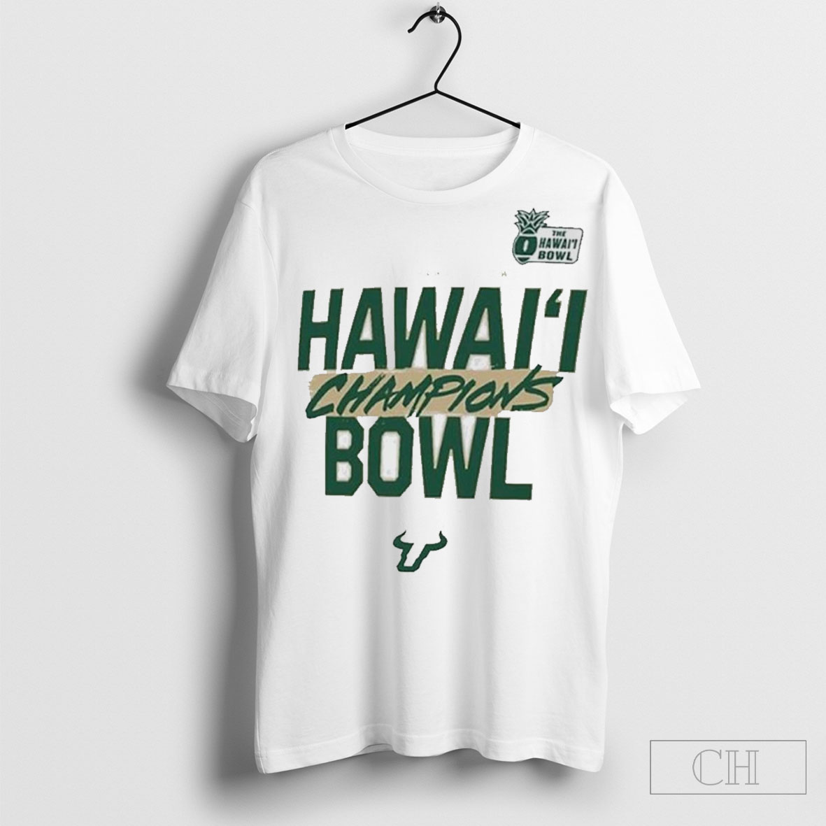 Official University Of South Florida Football 2024 Hawaii Bowl Champions Shirt