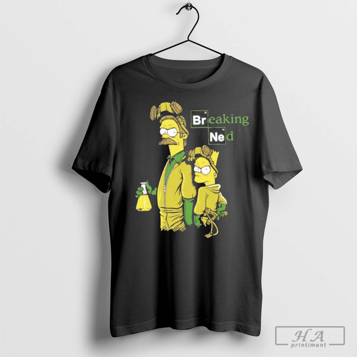 Original The Simpsons Breaking Ned Shirt