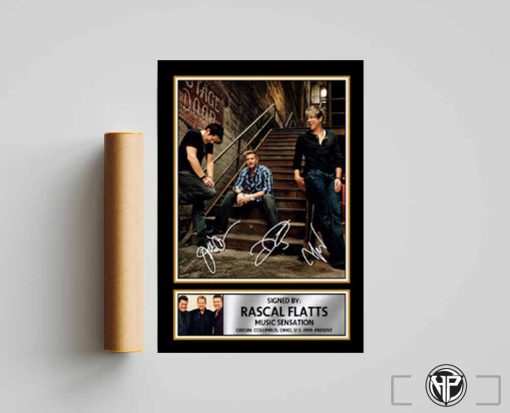 Rascal Flatts 2 - Signed Autographed Music Star Print Poster