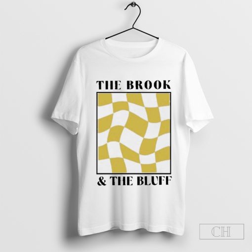 The Brook & The Bluff Wavy Yellow Checkered Shirt