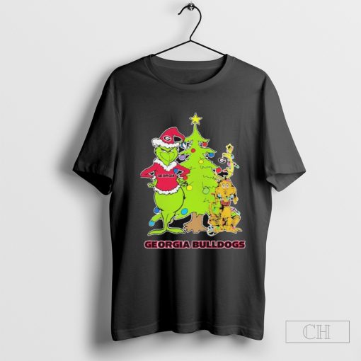 The Grinch And Max Georgia Bulldogs Christmas Shirt