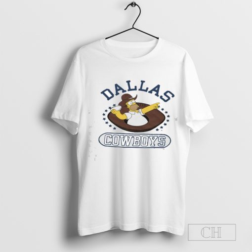 The Simpsons homer x Dallas Cowboys shirt