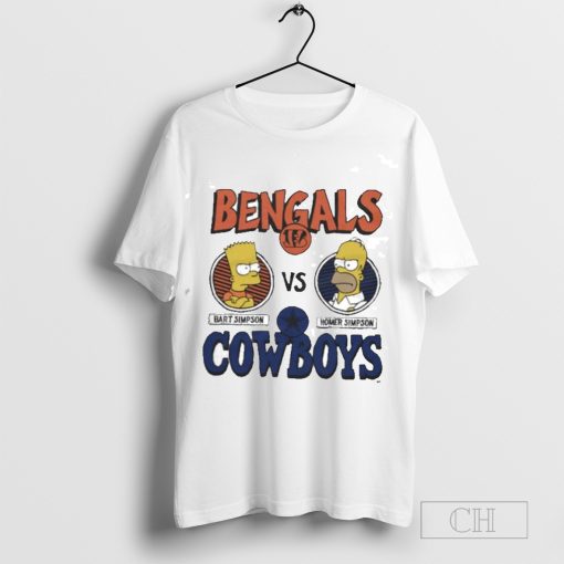 The Simpsons x bengals vs Cowboys shirt