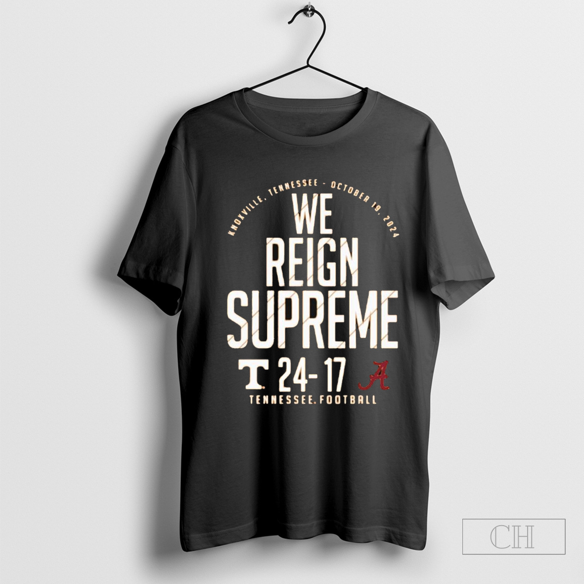 We Reign Supreme Tennessee Volunteers 24 17 Alabama Crimson Tide t shirt Printiment