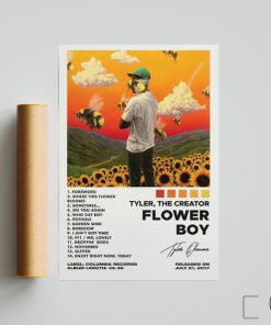 Zelbuck Tyler Poster The Creator Call Me If You Get Lost Album Cover Posters Canvas Art Poster Bedroom Decor Posters 12x18inch(30x45cm)