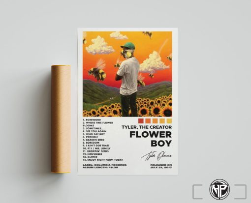 Zelbuck Tyler Poster The Creator Call Me If You Get Lost Album Cover Posters Canvas Art Poster Bedroom Decor Posters 12x18inch(30x45cm)