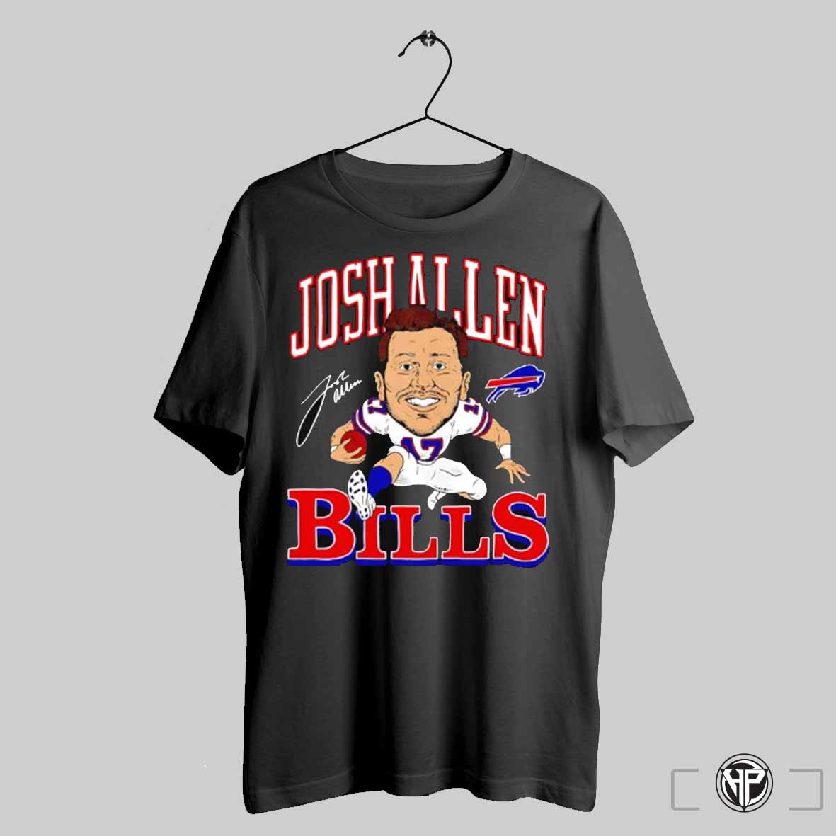 Buffalo Bills Josh Allen Caricature Signature Shirt Trendy Sweatshirt