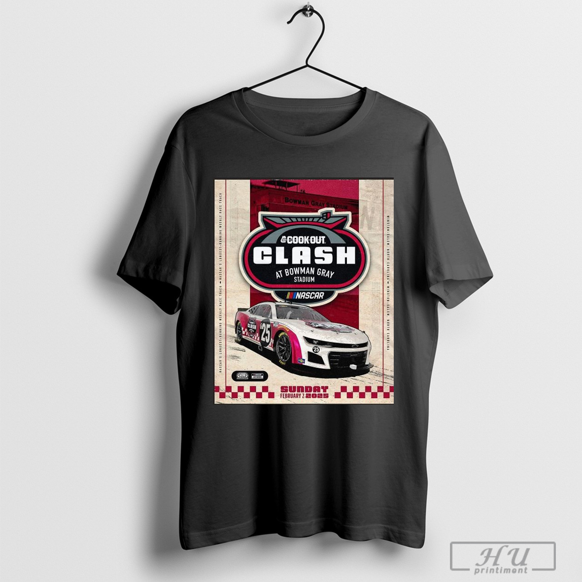 Cook Out Clash At Bowman Gray Stadium In Winston Salem North Carolina On Sunday February 2 2025 Nascar T Shirt