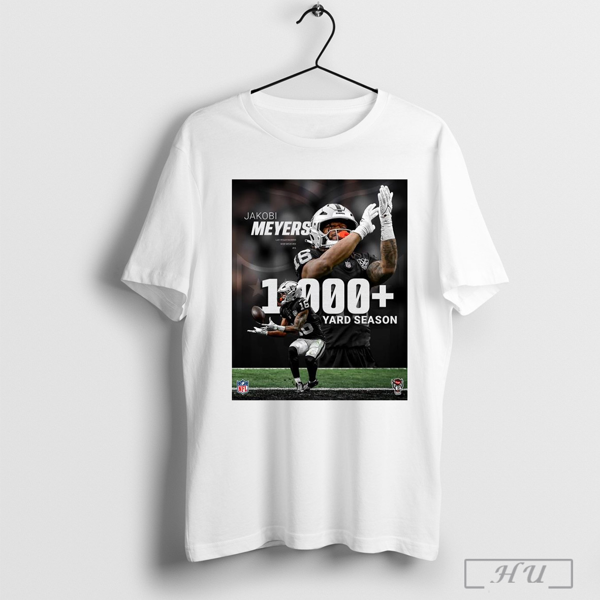 Las Vegas Raiders Jakobi Meyers Wide Receiver 1000 Yard Season Nfl Poster T Shirt