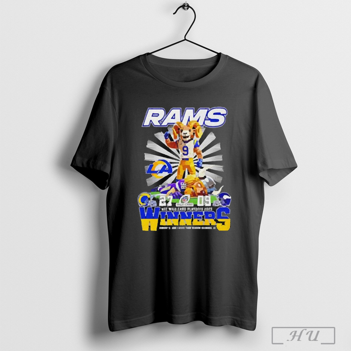 Mascots Los Angeles Rams Vs Minnesota Vikings Nfc Wild Card Playoffs 2025 Winners State Farm Stadium 2025 T Shirt