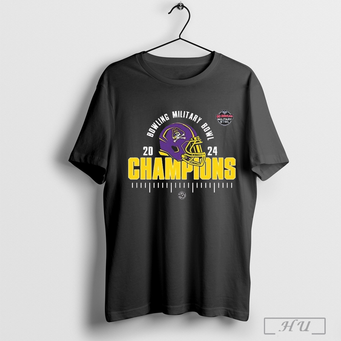 Official Ecu Pirates Is The 2024 Gobowling Military Bowl Champions Ncaa Football Division I Classic Shirt